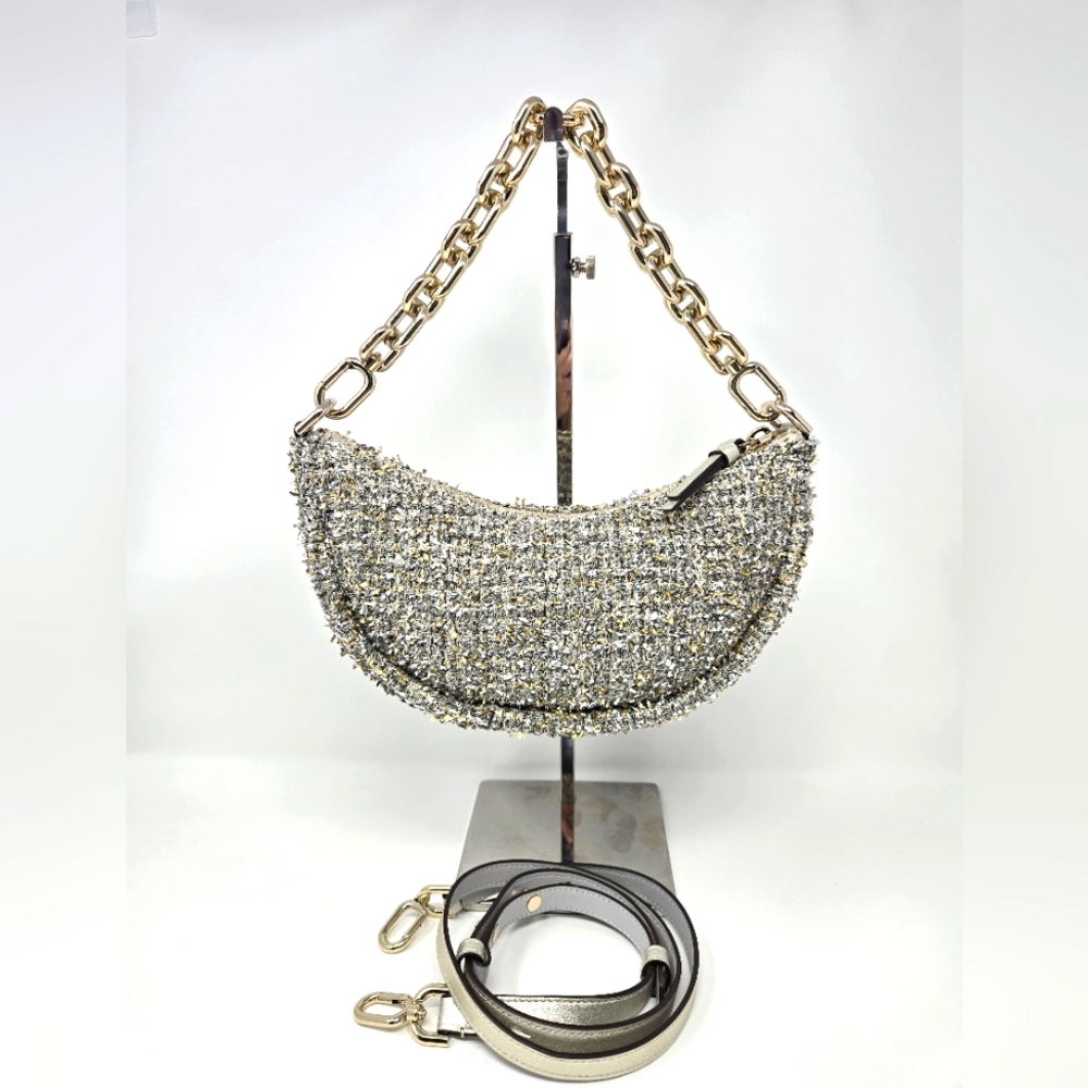 Kate spade Smile Small Metallic Tweed Crossbody